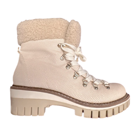 Jennifer Lopez Avena Ivory Winter Boot Size 7M - Picture 10 of 11